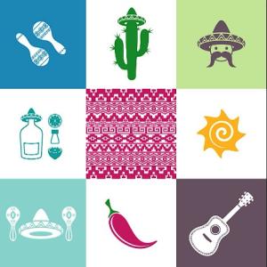 Mexican Signs & Icons 10+ EPS & JPG – Mountains & Greeting Cards Collection