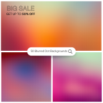 50 Blue Dot Backgrounds – High-Resolution Digital Textures with Abstract Blue Patterns, Dotted Wallpaper Designs