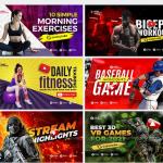 Premium 50+ Thumbnail PSD Pack | Photoshop Templates for Videos, Vlogs, Gaming & Social Media