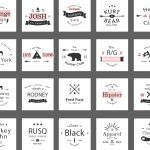 465 Logos Mega Bundle – Massive Collection of Editable Logo Templates for Vintage Logos, Retro Badges,