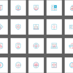 20 Line Badges Pack – Minimal Outline Badge Logos for Branding