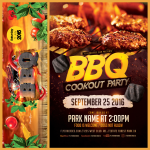 BBQ Brochures & Pamphlets Bundle PSD | Editable Restaurant Flyer Templates for Grill & Food Promotions