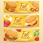 70+ Fast Food Elements PNG & EPS – Burgers, Pizza, Snacks & Drinks Graphics