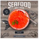 Download 8 Seafood PSD Templates | Editable Photoshop Flyers & Banners for Seafood Restaurants