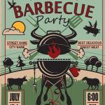 30 BBQ Icons – Editable EPS & PNG Transparent Food Graphics