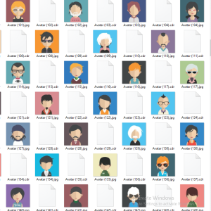 500 Avatar Bundle JPG & CDR | Editable Vector Profile Icons for Designers, Brands & Creators