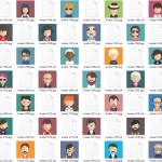 500 Avatar Bundle JPG & CDR | Editable Vector Profile Icons for Designers, Brands & Creators