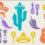 Mexican Signs & Icons 10+ EPS & JPG – Mountains & Greeting Cards Collection