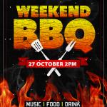 BBQ Brochures & Pamphlets Bundle PSD | Editable Restaurant Flyer Templates for Grill & Food Promotions